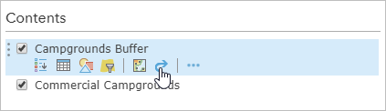 Rerun analysis from a result layer