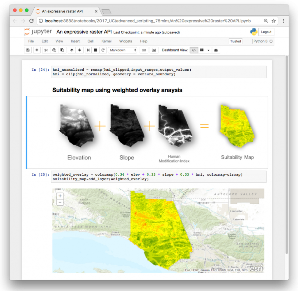 v1.2 of Python API introduces an expressive raster API