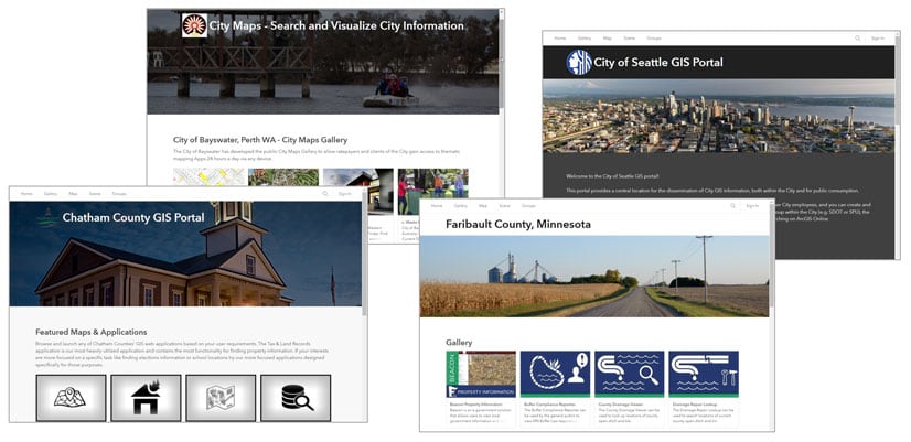 Home page examples Home page examples