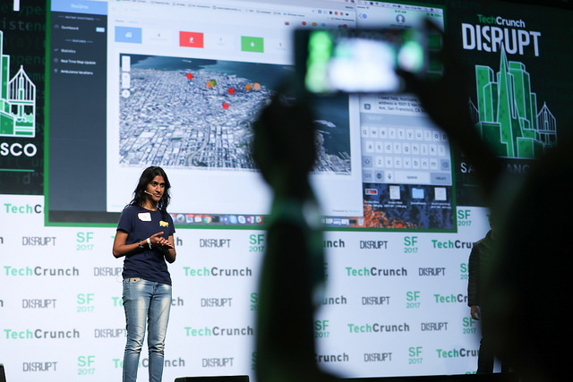 Hackers on Stage at TechCrunch Disrupt SF
