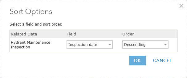 Sort Options Sort Options