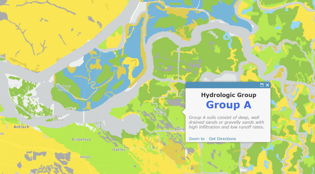 USA Soils Hydrologic Group