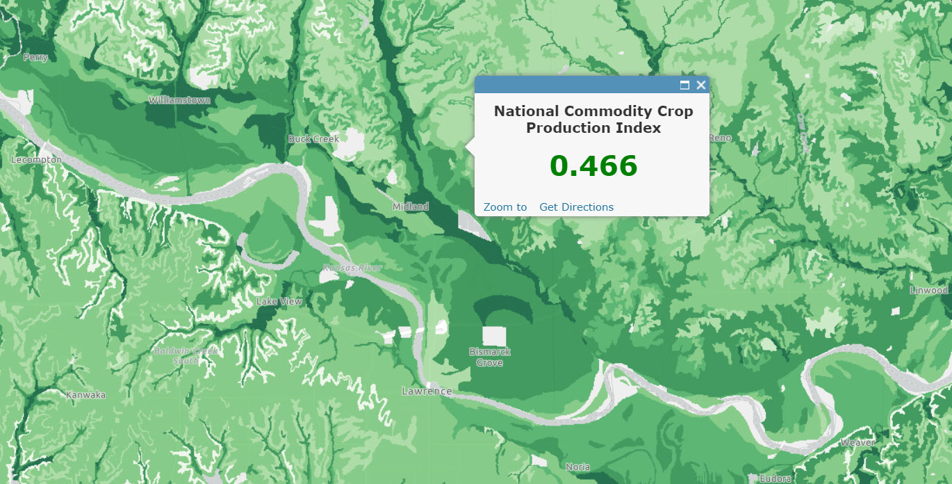 USA Soils Crop Production