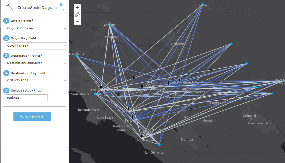 A custom web tool in ArcGIS Enterprise