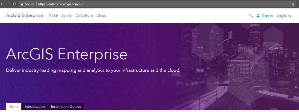 The new ArcGIS Enterprise home page