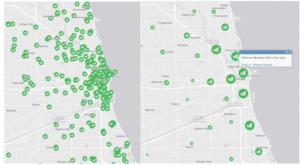 Point clusters in ArcGIS Enterprise