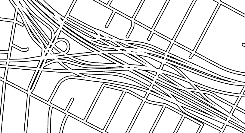 interchange with symbol layer drawing