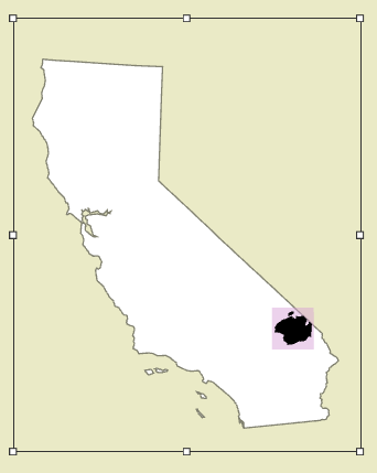 keymap of california