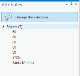 On the attributes pane, select the layer name