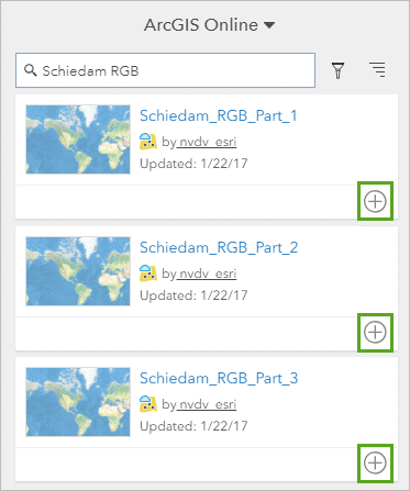 Search for Schiedam layers Search for Schiedam layers