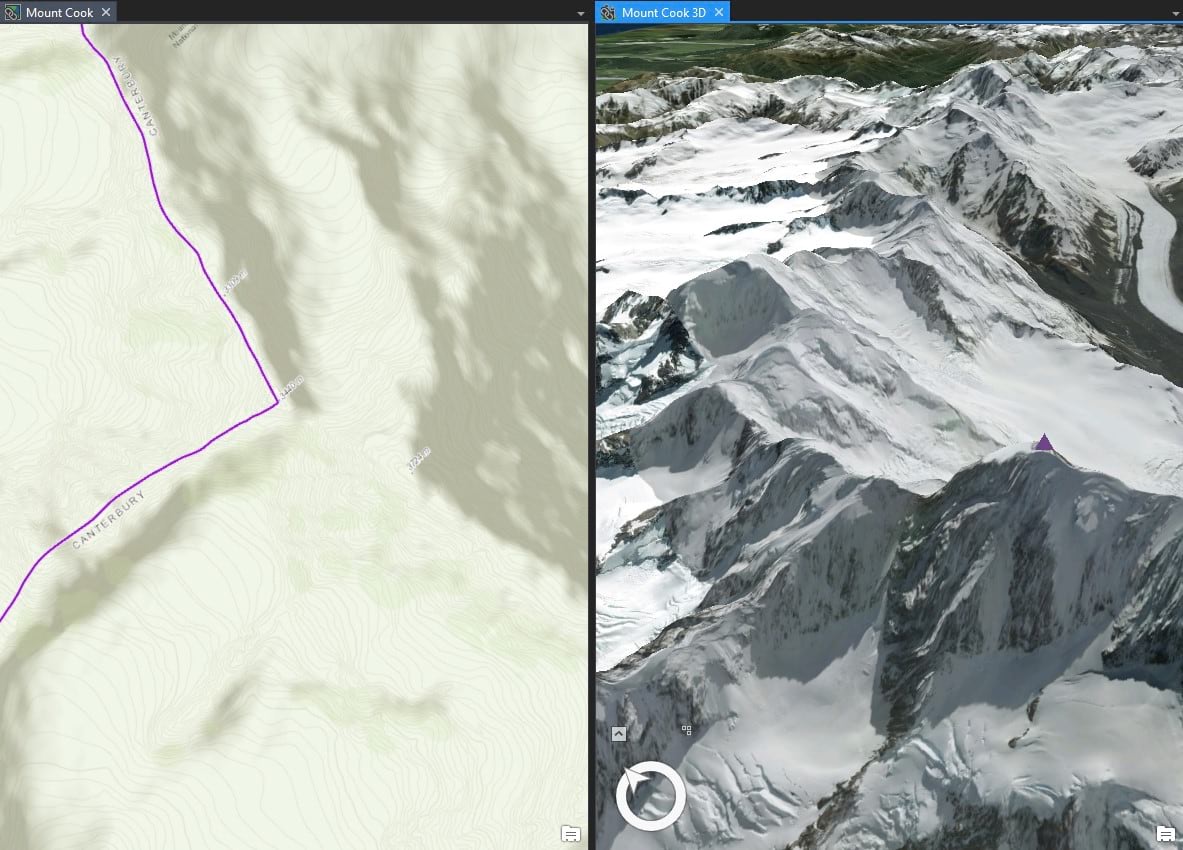 2D and 3D view 2D and 3D view