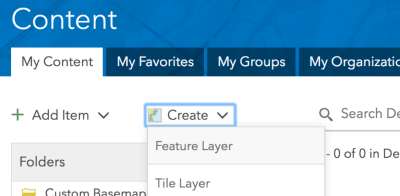 Create feature layer