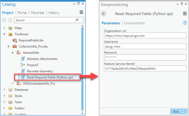 Required fields using Geoprocessin Required fields using Geoprocessin