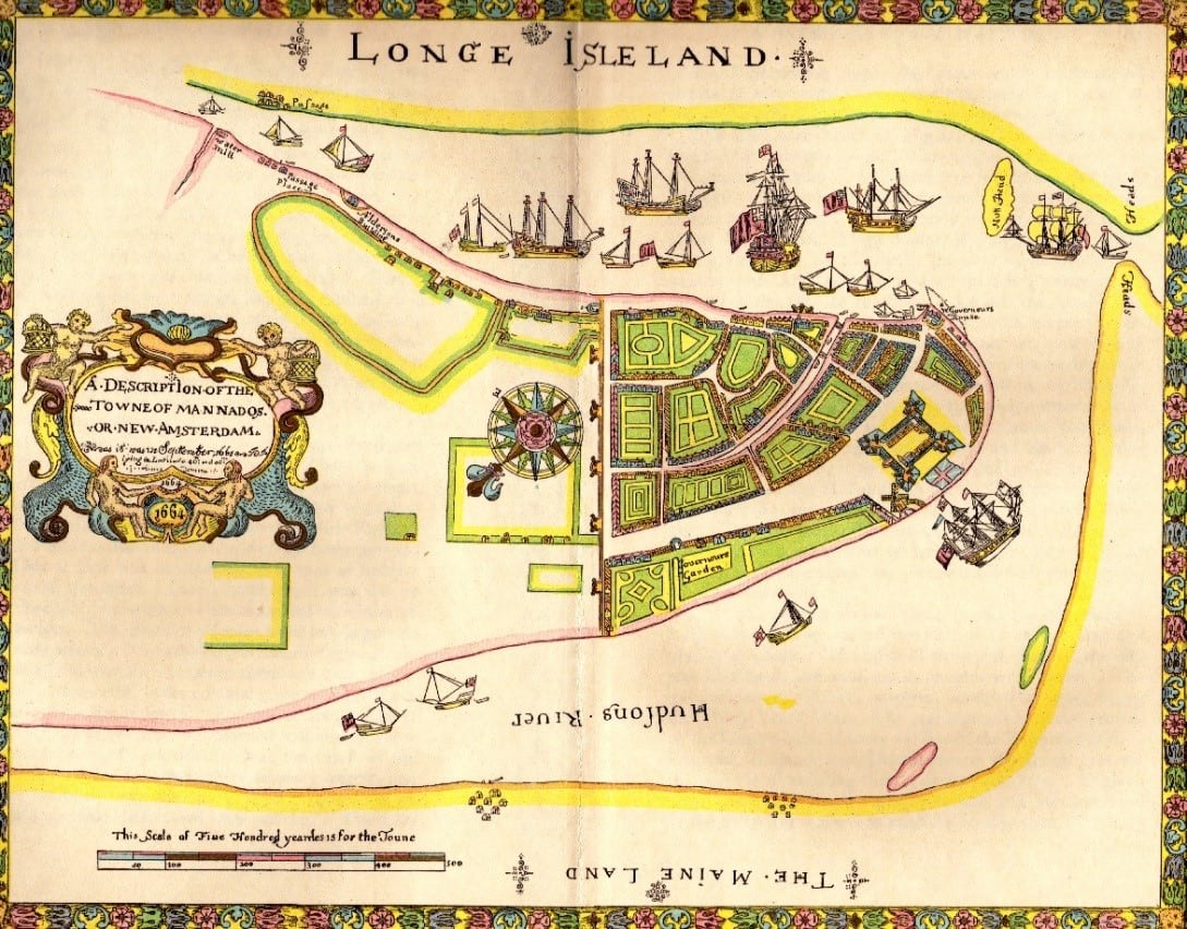 Fort Amsterdam map