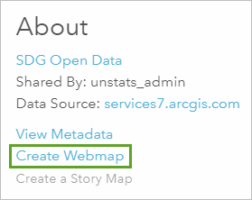 Create a webmap