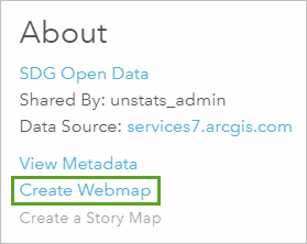 Create a webmap Create a webmap