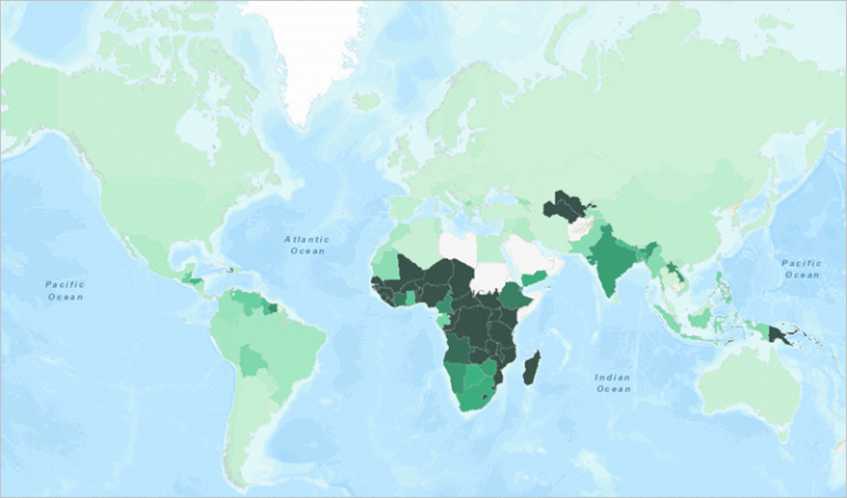 Global poverty SDG data