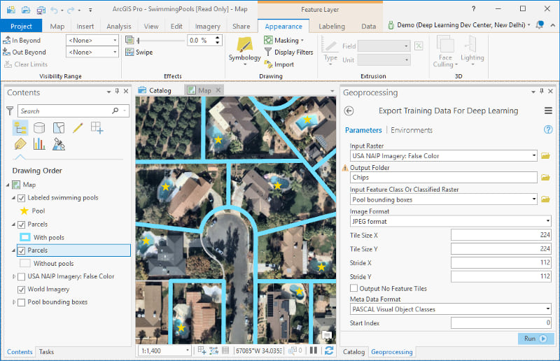 Export Training Data for Deep Learning tool Export Training Data for Deep Learning tool