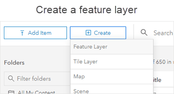 Create a feature layer