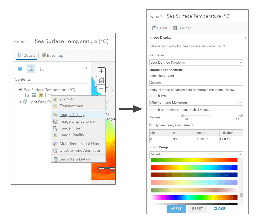 processing templates in ArcGIS 