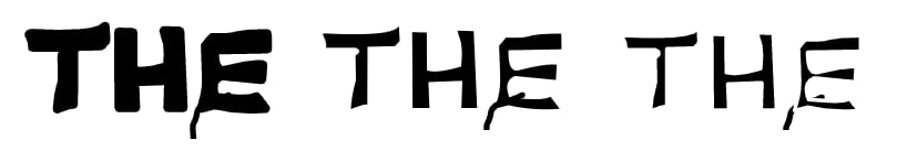 Comparison of text with different sized outlines Comparison of text with different sized outlines