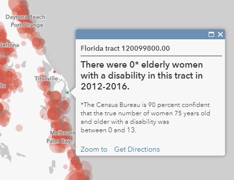 Map with modified Lower Bound attribute within the pop-up text. Lowest Lower Bound value with modified attribute is zero.