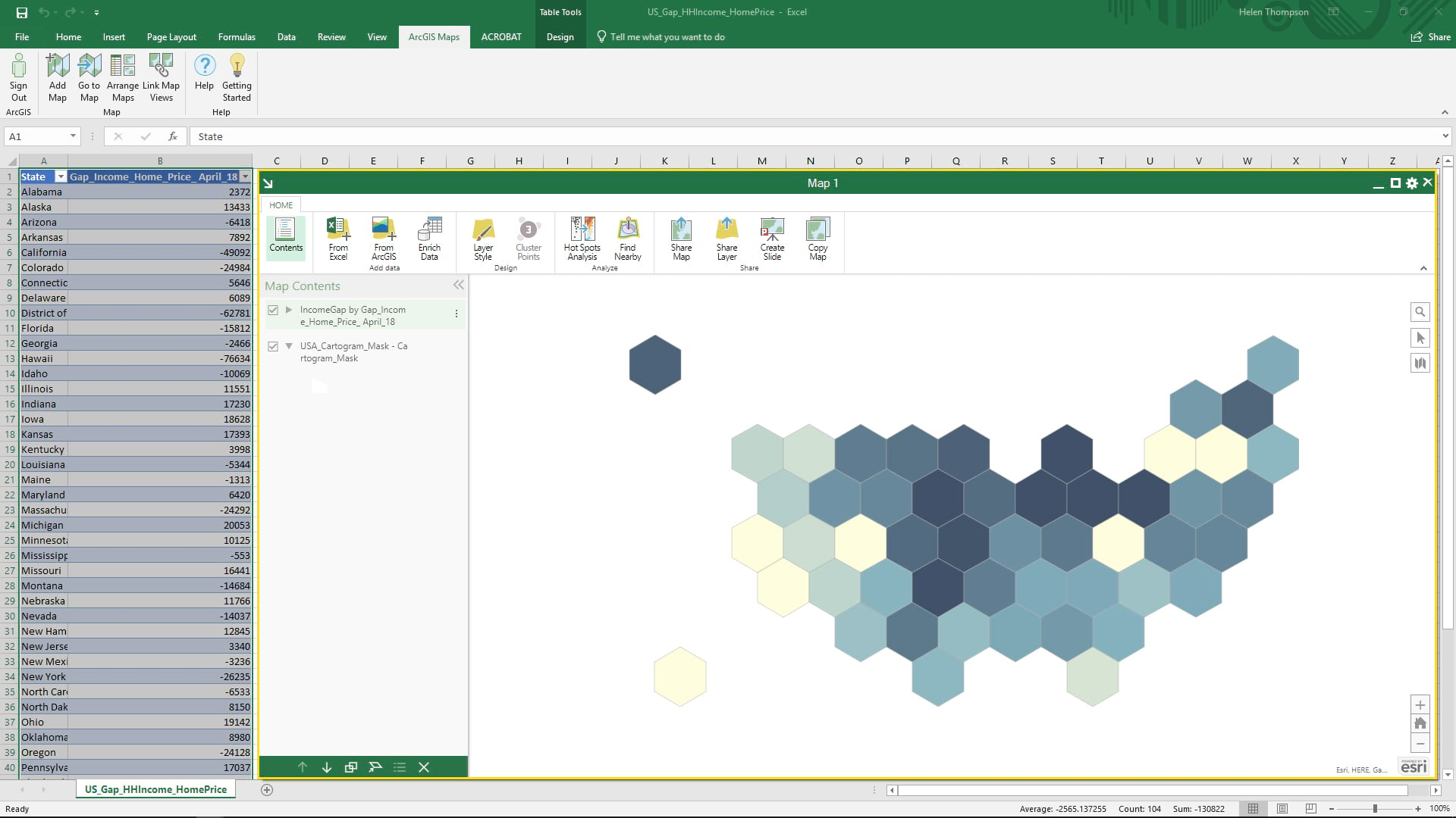 Maps For Office Cartogram