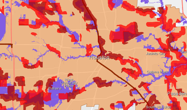 Medium high flood risk