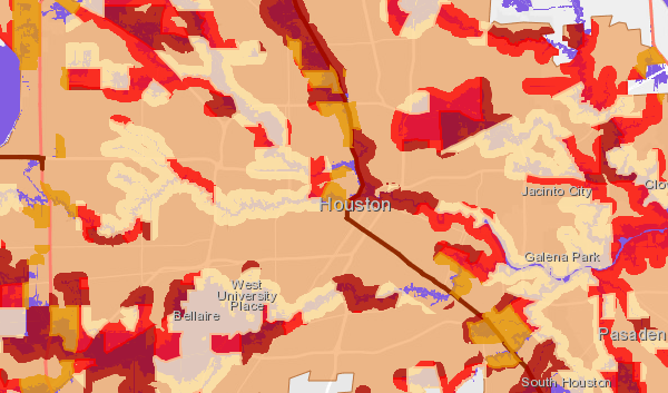 Medium low flood risk