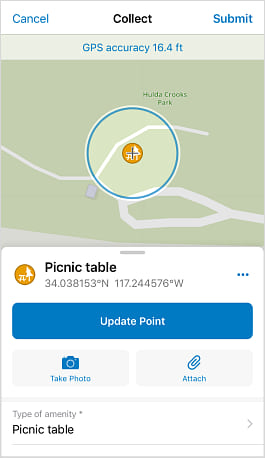 Collect a picnic table Collect a picnic table