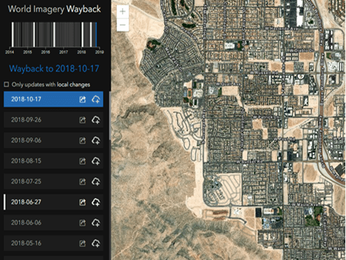 Wayback Imagery: Fluctuating Lakes