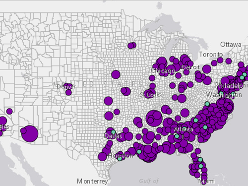 Map Breast Cancer Differences by Ethnicity