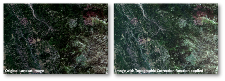 Hillshade removal effect Hillshade removal effect
