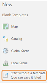 ArcGIS Pro project templates ArcGIS Pro project templates