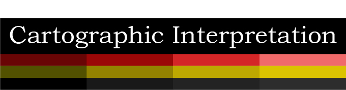 Graphic with the words "Cartographic Interpretation". Graphic with the words "Cartographic Interpretation".