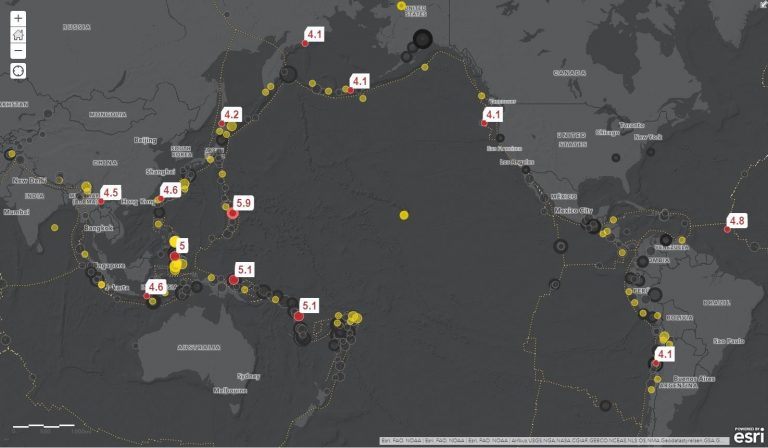 Final map on a Dark Basemap.