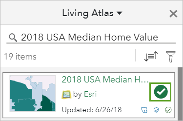 2018 USA Median Home Value selected