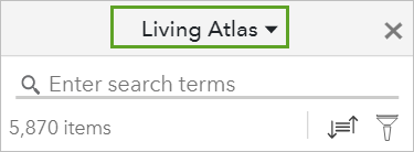 Living Atlas selected