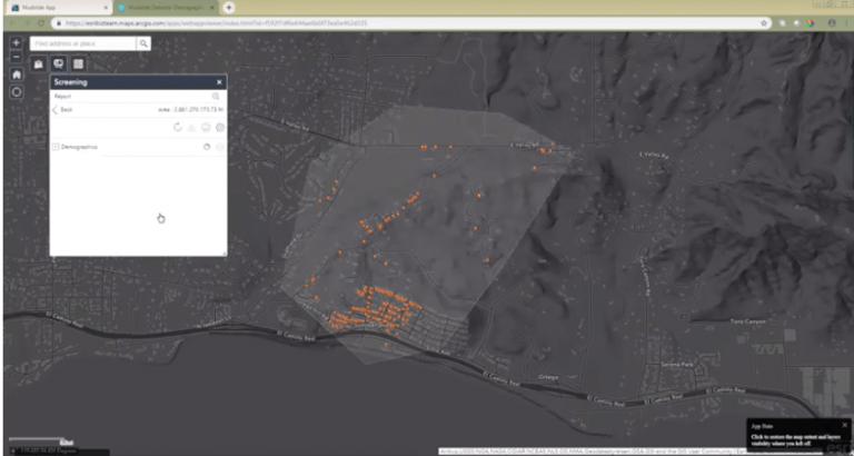 Slide web app for Hack the Map 3