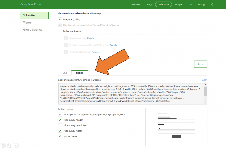 Html Code For Website Survey Of Dragonsfootball17 - what s new in survey123 for arcgis v3 2