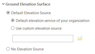 Default Elevation Settings in ArcGIS Pro