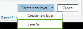 Save the raster function template