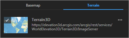 Terrain3D elevation service