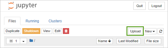 Upload file to Jupyter Notebooks Upload file to Jupyter Notebooks