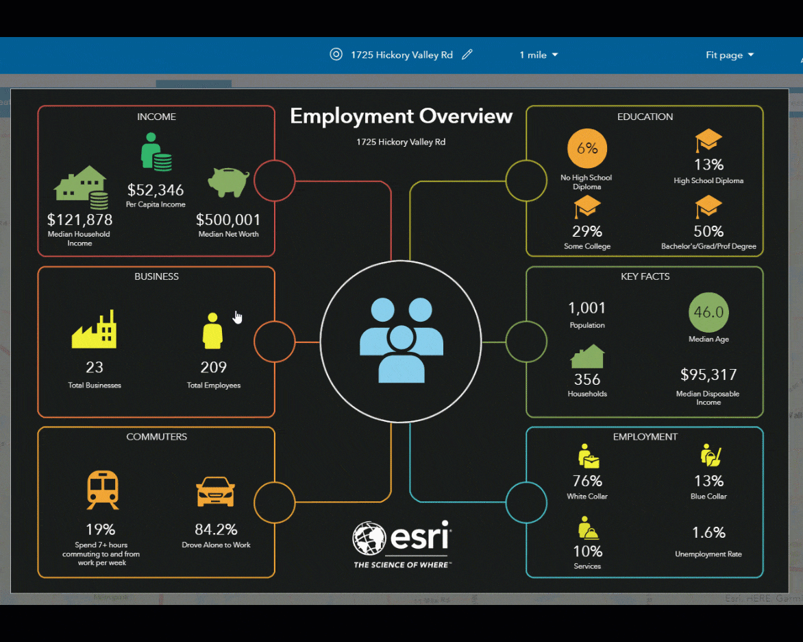 Employment Overview infographic