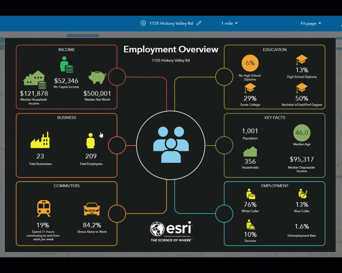 Employment Overview infographic Employment Overview infographic