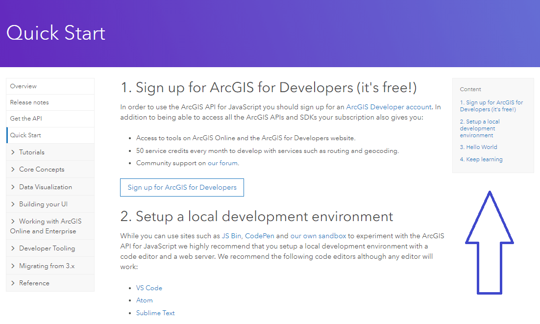 Quick Start for the API Quick Start for the API