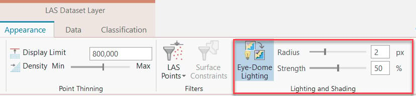 Figure 5 EDL settings at ribbon