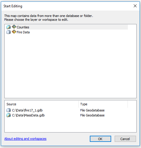 Editing in ArcMap Editing in ArcMap