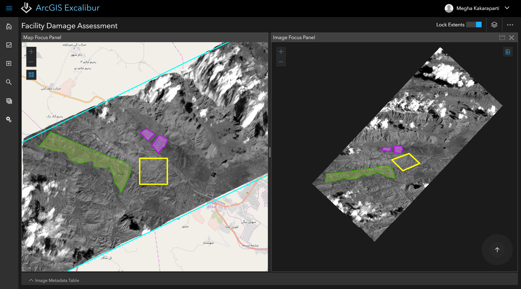 Create an imagery project using a specific set of images